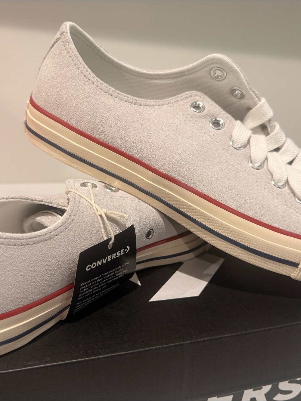 Converse Chuck Taylor All Star Gray Suede Lace-Up Sneakers US 9.5 / 43 EUR - Picture 5 of 7